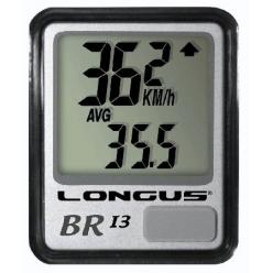 Велокомпъютер Longus BR-3, 10 ф-ций черн